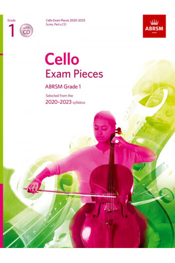 ABRSM Cello Exam Pieces Grade 1 2020-2023: Cello And Piano And Cd