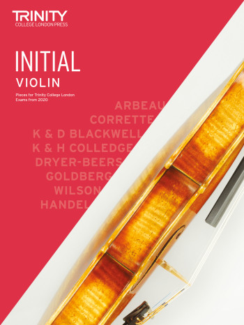 Trinity College London Violin Exam Pieces Grade Initial Violin & Piano From 2020