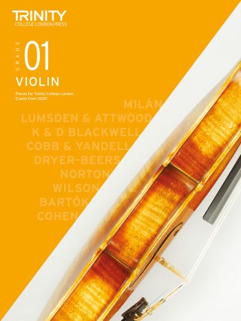 Trinity College London Violin Exam Pieces Grade 1 Violin & Piano From 2020