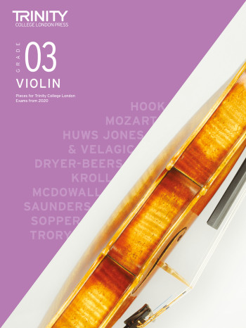 Trinity College London Violin Exam Pieces Grade 3 Violin & Piano From 2020