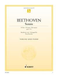 Sonata D Major: Violin & Piano (Schott)