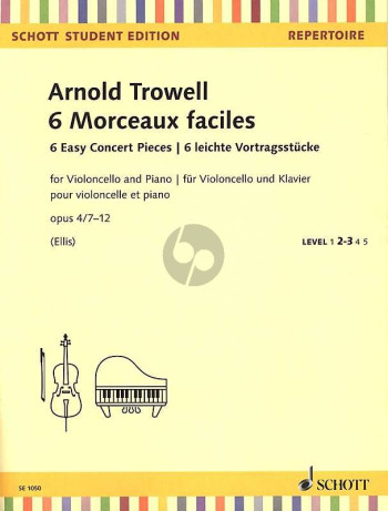 6 Easy Concert Pieces: Cello & Piano (Schott)