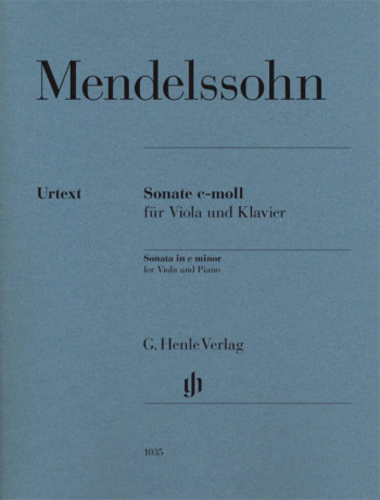 Sonata C Minor: Viola & Piano (Henle)