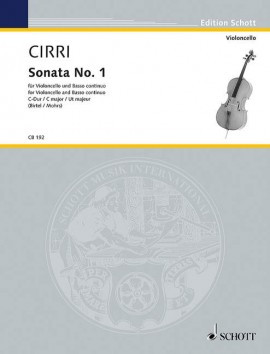 Sonata: C Major: No 1: Cello & Piano (Schott)