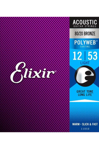 Elixir Acoustic Guitar Polyweb Light 12-53