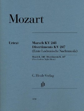 March Kv248 & Divertimento Kv247 2 Horns 2 Violins Viola & Bass (Henle)
