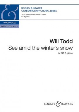 See Amid The Winter Snow: Upper Voices (SA) And Piano (Boosey & Hawkes)
