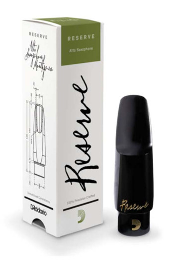 D'Addario Reserve Alto Sax Mouthpiece D145 Medium-Facing