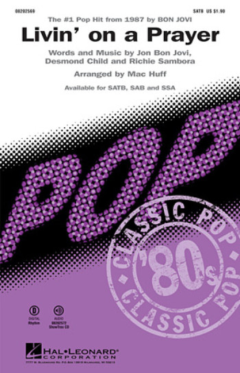 Livin On A Prayer Sab: Vocal  Arr (Mac Huff)