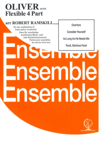 Oliver: Flexible 4 Part Wind  Score & Parts (Ramskill)