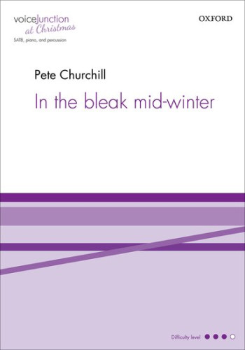 In the bleak mid-winter: SATB, piano, percussion (OUP)