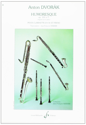 Humoresque Op.101 No. 7: Clarinet & Piano (Billaudot)