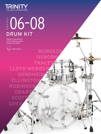 Trinity College London Drum Kit From 2020 Grades 6-8
