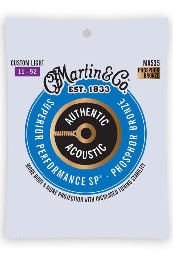 Martin MA535 Acoustic Guitar Authentic Phosphor Bronze Custom Light 11-52