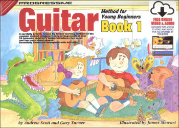 Progressive Guitar Method For The Young Beginner Book 1 Book Online Video & Audio