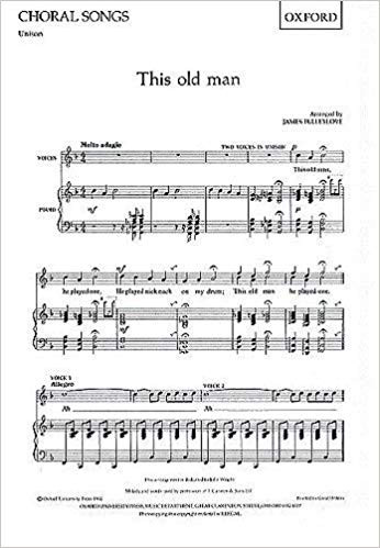 This Old Man: 4 Equal Voices & Piano  Vocal (James Fulleylove)