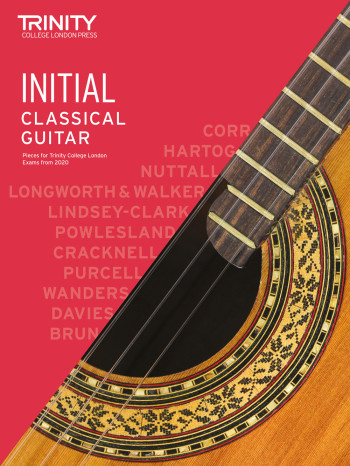 Trinity College London Classical Guitar Exam Pieces Grade Initial From 2020