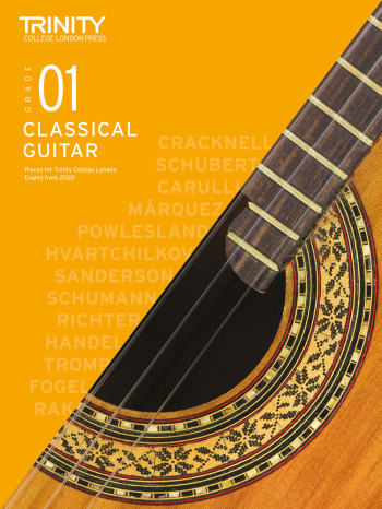 Trinity College London Classical Guitar Exam Pieces Grade 1 From 2020