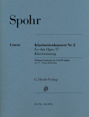 Concerto C Minor Op.57 No.2: Clarinet & Piano (Henle)
