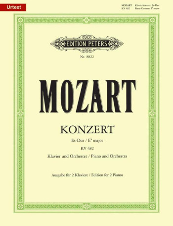 Concerto Eb Major No.22: Kv482 2 Pianos  (Peters)