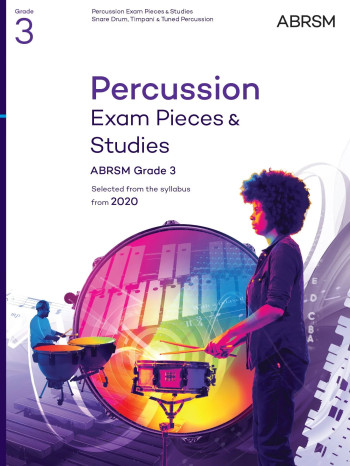 ABRSM: Percussion Exam Pieces & Studies: Grade 3: From 2020