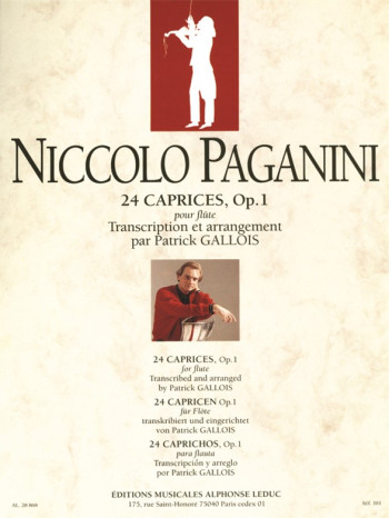 24 Caprices Op.1 For Flute (Leduc)
