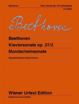 Piano Sonata C# Minor Op.27/2 (MoonlIght) Sonata Quasi Una Fantasia (Wiener Urtext)