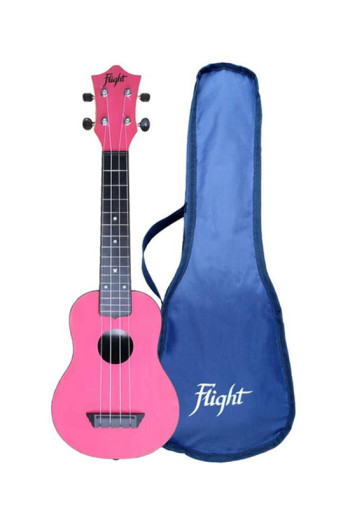 Flight TUS35PNK Pink ABS Travel Soprano Ukulele