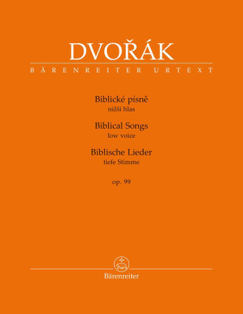 Biblical Songs Op.99: Low Voice & Piano (Barenreiter)