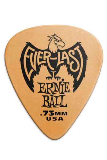 Ernie Ball Everlast Guitar Picks - Orange .73mm (12 Pack)