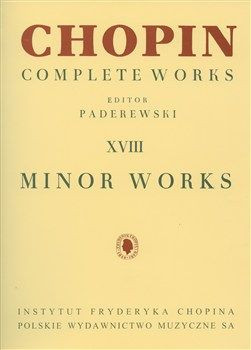 Complete Works XVIII Minor Works Piano (paderewski)