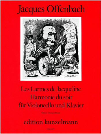 Les Larmes De Jacqueline: Cello & Piano (Kunzelmann)