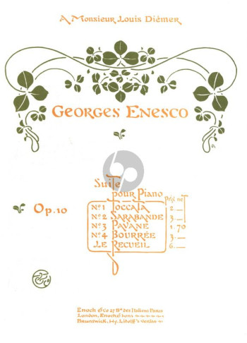 Suite Dans Le Style Ancien Op. 3. Recueil: Piano