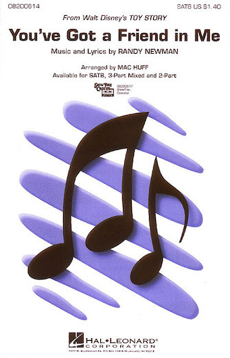 You've Got A Friend In Me: 2-Part Choir And Piano