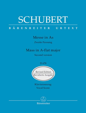 Mass In Ab Major D 678: Vocal Score (Barenreiter)