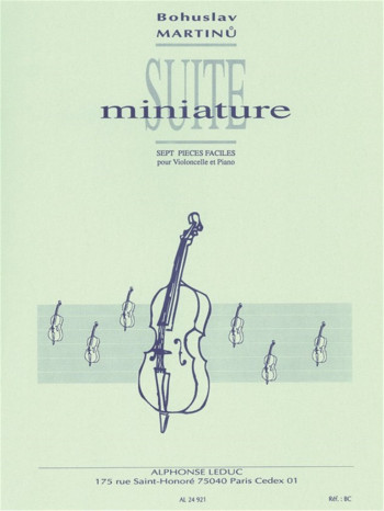 Suite Miniature H192: Cello & Piano (Leduc)