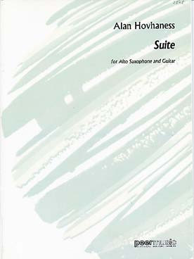 Suite Op. 291 - Alto Saxophone & Guitar Book (Peer)