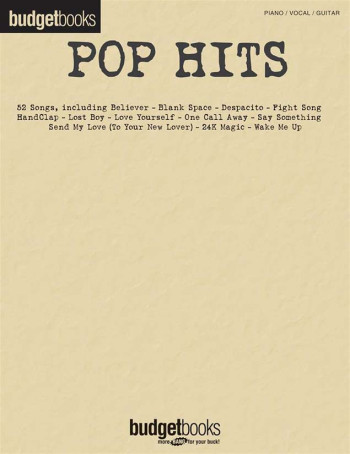 Budget Books Pop Hits - Piano Vocal Guitar