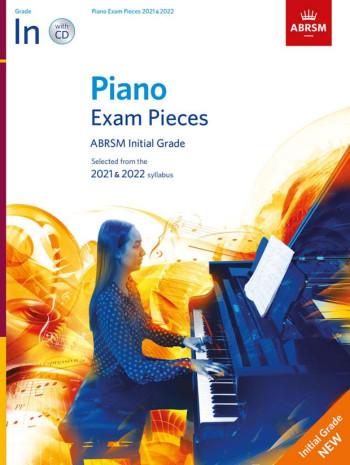Old STOCK - ABRSM Piano Exam Pieces Initial: 2021 & 2022 Book & CD