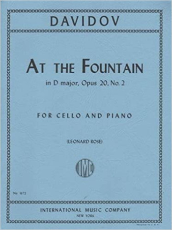 At The Fountain D Major Op.20/2: Cello & Piano (International)