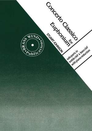 Concerto Classico For Euphonium Treble Clef And Bass Clef Parts & Piano