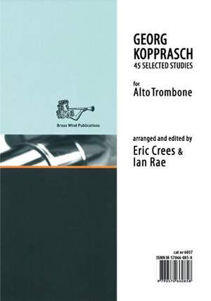 45 Selected Studies For Alto Trombone (Brasswind)