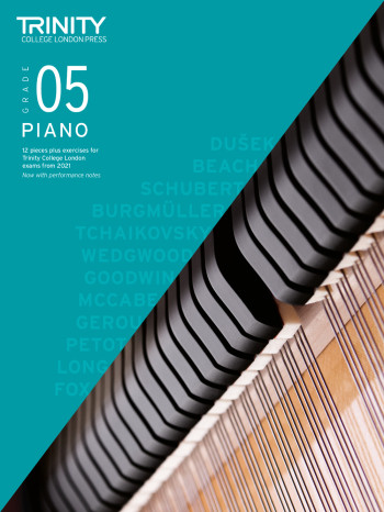 Trinity College London Piano Exam Pieces & Exercises Grade 5 From 2021
