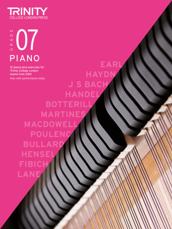 Trinity College London Piano Exam Pieces & Exercises Grade 7 From 2021