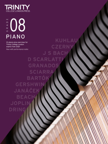 Trinity College London Piano Exam Pieces & Exercises Grade 8 From 2021