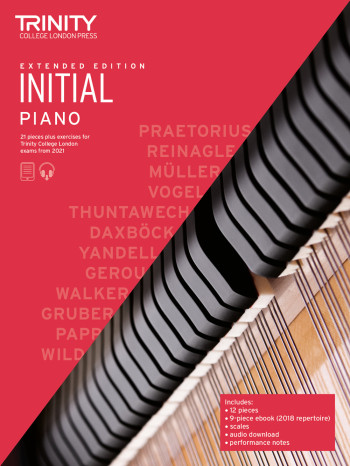 Trinity Piano Exam Pieces & Exercises Initial From 2021 (Extended Edition)