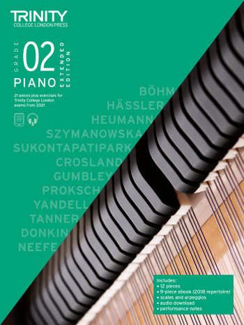 Trinity College London Piano Exam Pieces & Exercises Grade 2 From 2021 (Extended Edition)