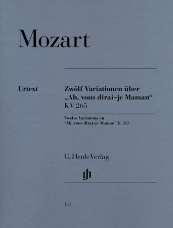 12 Variations: Ah, Vous Dirai-je, Maman (K265) Piano Solo (Henle)