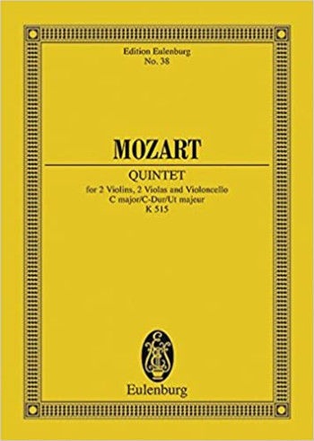 Quintet C Major K515: Miniature Score
