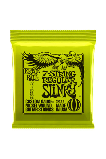 Ernie Ball Electric Guitar 2621 - 7 String Regular Slinky 10-56